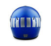Back view of myer j08 modular helmet blue