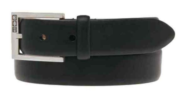 mens all business leather belt