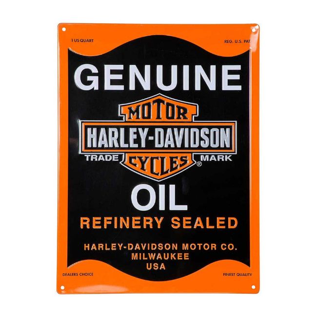 Picture of Genuine Oil Can Bar & Shield Tin Sign 